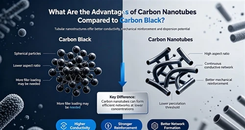 Quels sont les avantages des nanotubes de carbone par rapport au noir de carb...